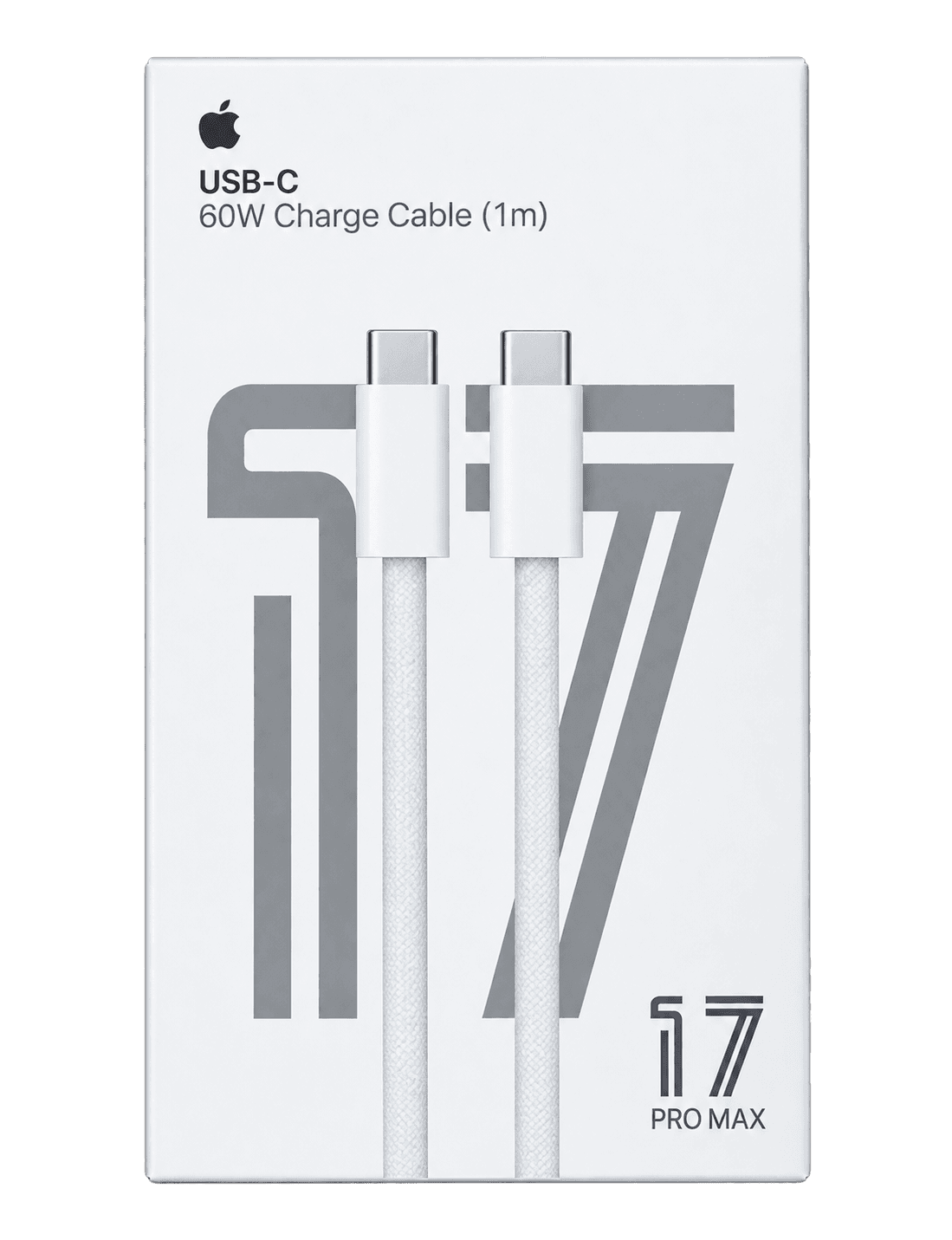 iPhone USB-C to USB-C Fast Charging Cable (60W, 1m) — 60W USB-C Power Delivery fast charging